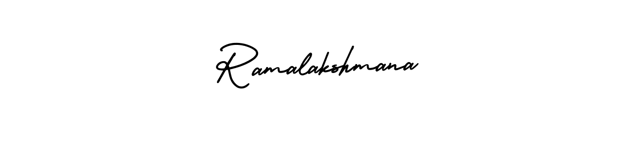 Make a beautiful signature design for name Ramalakshmana. With this signature (AmerikaSignatureDemo-Regular) style, you can create a handwritten signature for free. Ramalakshmana signature style 3 images and pictures png