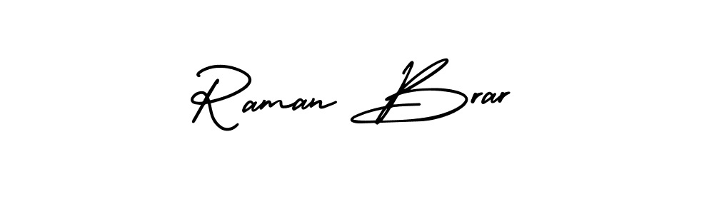 Check out images of Autograph of Raman Brar name. Actor Raman Brar Signature Style. AmerikaSignatureDemo-Regular is a professional sign style online. Raman Brar signature style 3 images and pictures png