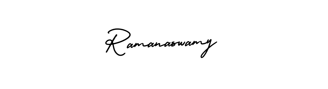 if you are searching for the best signature style for your name Ramanaswamy. so please give up your signature search. here we have designed multiple signature styles  using AmerikaSignatureDemo-Regular. Ramanaswamy signature style 3 images and pictures png