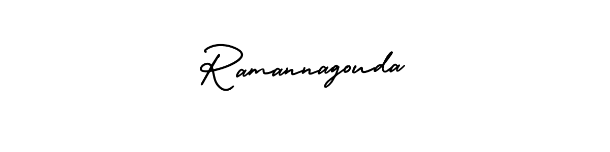 How to make Ramannagouda signature? AmerikaSignatureDemo-Regular is a professional autograph style. Create handwritten signature for Ramannagouda name. Ramannagouda signature style 3 images and pictures png