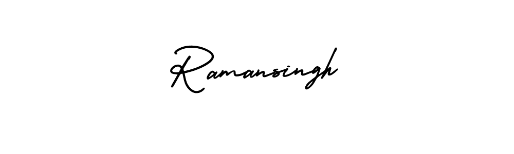 Best and Professional Signature Style for Ramansingh. AmerikaSignatureDemo-Regular Best Signature Style Collection. Ramansingh signature style 3 images and pictures png