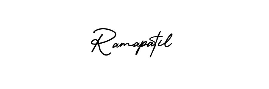 Also You can easily find your signature by using the search form. We will create Ramapatil name handwritten signature images for you free of cost using AmerikaSignatureDemo-Regular sign style. Ramapatil signature style 3 images and pictures png