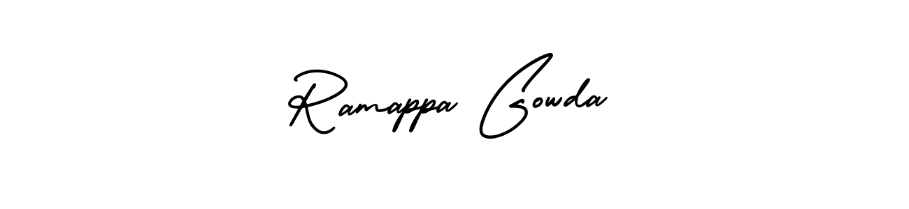 Best and Professional Signature Style for Ramappa Gowda. AmerikaSignatureDemo-Regular Best Signature Style Collection. Ramappa Gowda signature style 3 images and pictures png