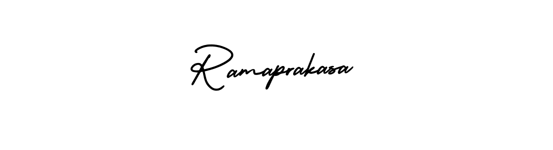 Make a beautiful signature design for name Ramaprakasa. With this signature (AmerikaSignatureDemo-Regular) style, you can create a handwritten signature for free. Ramaprakasa signature style 3 images and pictures png