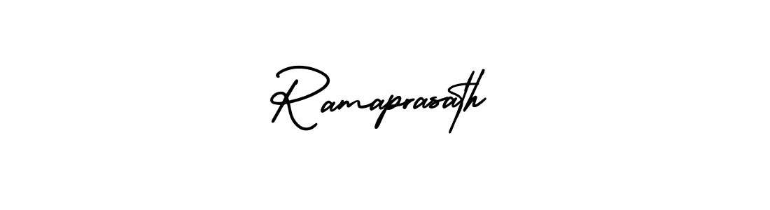 It looks lik you need a new signature style for name Ramaprasath. Design unique handwritten (AmerikaSignatureDemo-Regular) signature with our free signature maker in just a few clicks. Ramaprasath signature style 3 images and pictures png