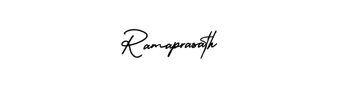 Use a signature maker to create a handwritten signature online. With this signature software, you can design (AmerikaSignatureDemo-Regular) your own signature for name Ramaprasath. Ramaprasath signature style 3 images and pictures png