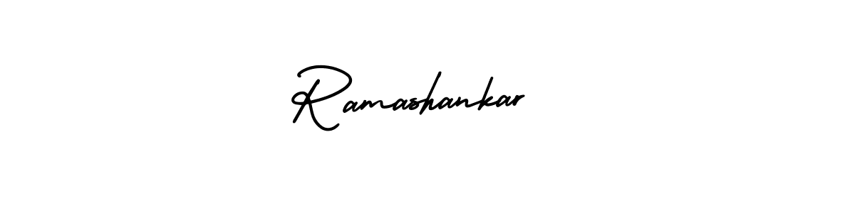 Similarly AmerikaSignatureDemo-Regular is the best handwritten signature design. Signature creator online .You can use it as an online autograph creator for name Ramashankar . Ramashankar  signature style 3 images and pictures png
