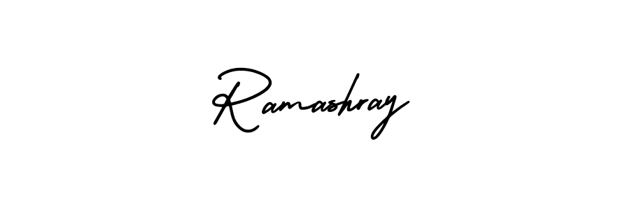 Also we have Ramashray name is the best signature style. Create professional handwritten signature collection using AmerikaSignatureDemo-Regular autograph style. Ramashray signature style 3 images and pictures png