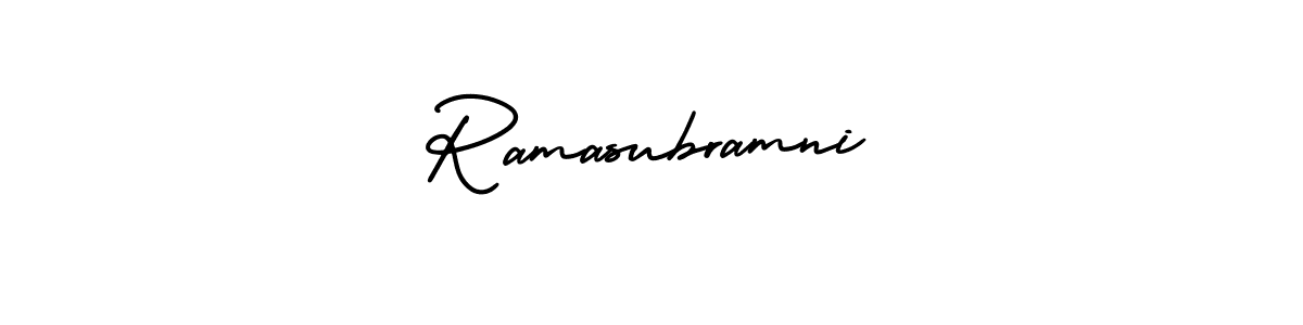 Once you've used our free online signature maker to create your best signature AmerikaSignatureDemo-Regular style, it's time to enjoy all of the benefits that Ramasubramni name signing documents. Ramasubramni signature style 3 images and pictures png