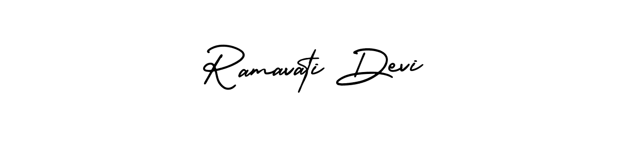 Also You can easily find your signature by using the search form. We will create Ramavati Devi name handwritten signature images for you free of cost using AmerikaSignatureDemo-Regular sign style. Ramavati Devi signature style 3 images and pictures png
