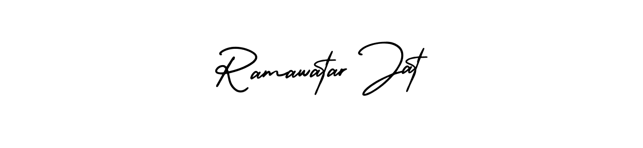 How to make Ramawatar Jat signature? AmerikaSignatureDemo-Regular is a professional autograph style. Create handwritten signature for Ramawatar Jat name. Ramawatar Jat signature style 3 images and pictures png