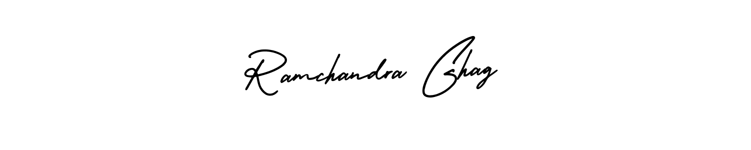 Use a signature maker to create a handwritten signature online. With this signature software, you can design (AmerikaSignatureDemo-Regular) your own signature for name Ramchandra Ghag. Ramchandra Ghag signature style 3 images and pictures png