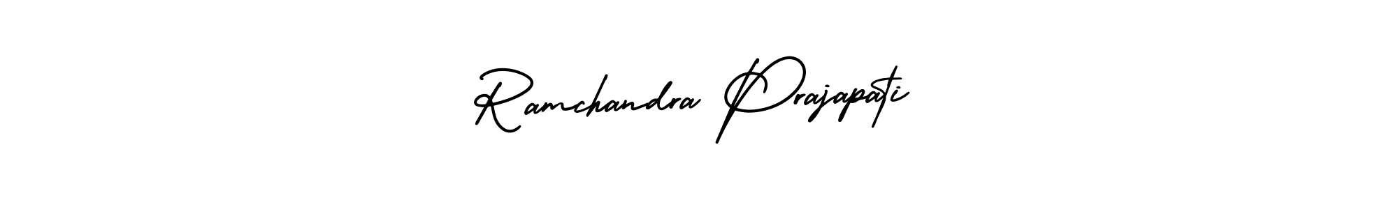 Design your own signature with our free online signature maker. With this signature software, you can create a handwritten (AmerikaSignatureDemo-Regular) signature for name Ramchandra Prajapati. Ramchandra Prajapati signature style 3 images and pictures png