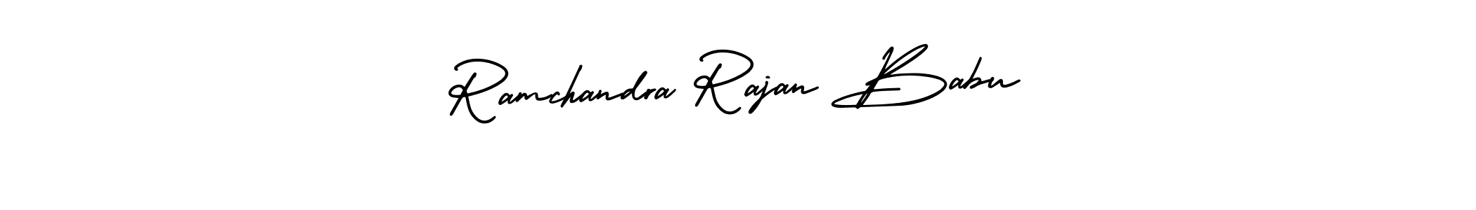 How to make Ramchandra Rajan Babu name signature. Use AmerikaSignatureDemo-Regular style for creating short signs online. This is the latest handwritten sign. Ramchandra Rajan Babu signature style 3 images and pictures png