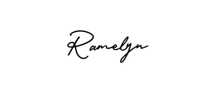 Also we have Ramelyn name is the best signature style. Create professional handwritten signature collection using AmerikaSignatureDemo-Regular autograph style. Ramelyn signature style 3 images and pictures png