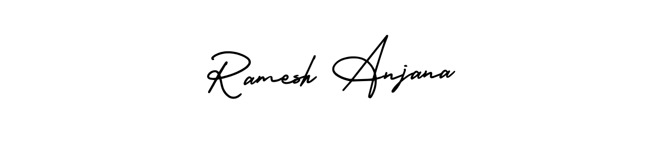 Here are the top 10 professional signature styles for the name Ramesh Anjana. These are the best autograph styles you can use for your name. Ramesh Anjana signature style 3 images and pictures png