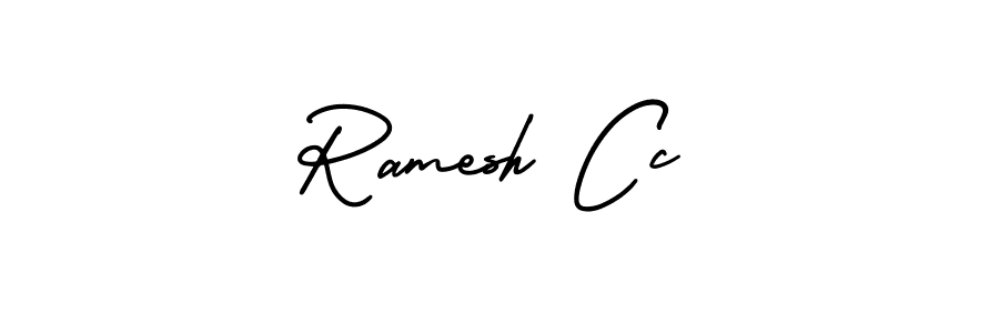 Best and Professional Signature Style for Ramesh Cc. AmerikaSignatureDemo-Regular Best Signature Style Collection. Ramesh Cc signature style 3 images and pictures png