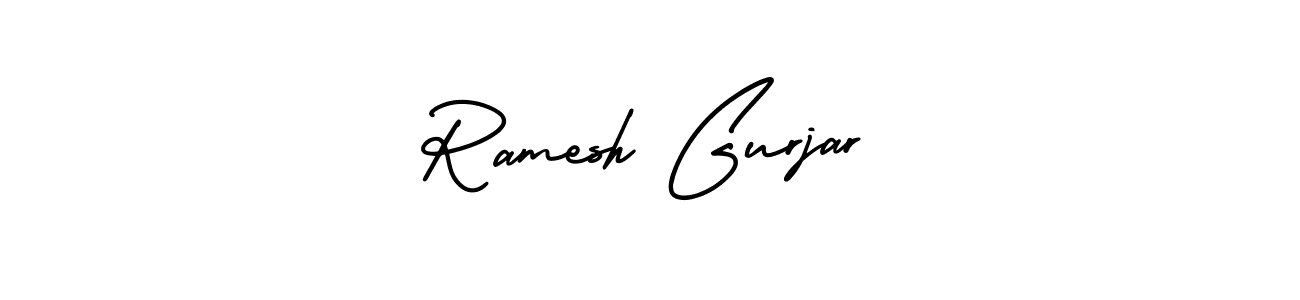 if you are searching for the best signature style for your name Ramesh Gurjar. so please give up your signature search. here we have designed multiple signature styles  using AmerikaSignatureDemo-Regular. Ramesh Gurjar signature style 3 images and pictures png