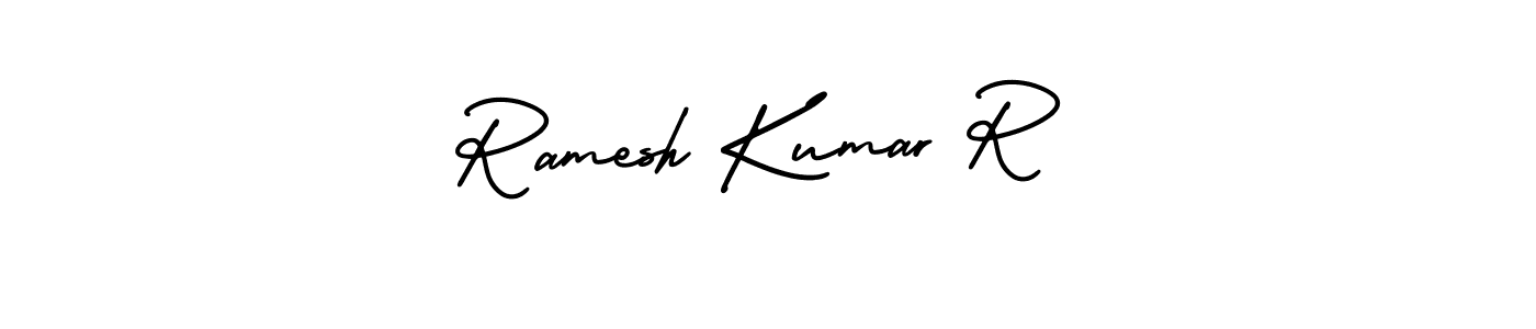 Also You can easily find your signature by using the search form. We will create Ramesh Kumar R name handwritten signature images for you free of cost using AmerikaSignatureDemo-Regular sign style. Ramesh Kumar R signature style 3 images and pictures png