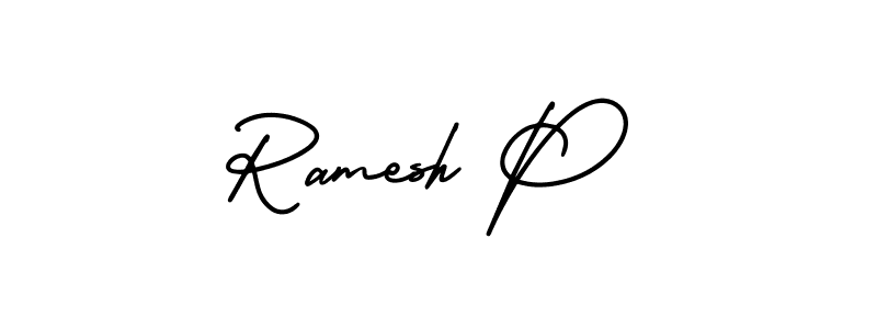 Once you've used our free online signature maker to create your best signature AmerikaSignatureDemo-Regular style, it's time to enjoy all of the benefits that Ramesh P name signing documents. Ramesh P signature style 3 images and pictures png