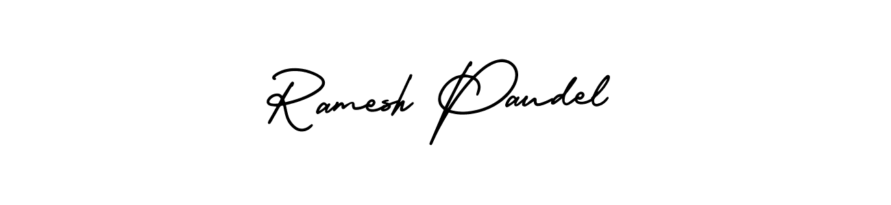 Also You can easily find your signature by using the search form. We will create Ramesh Paudel name handwritten signature images for you free of cost using AmerikaSignatureDemo-Regular sign style. Ramesh Paudel signature style 3 images and pictures png