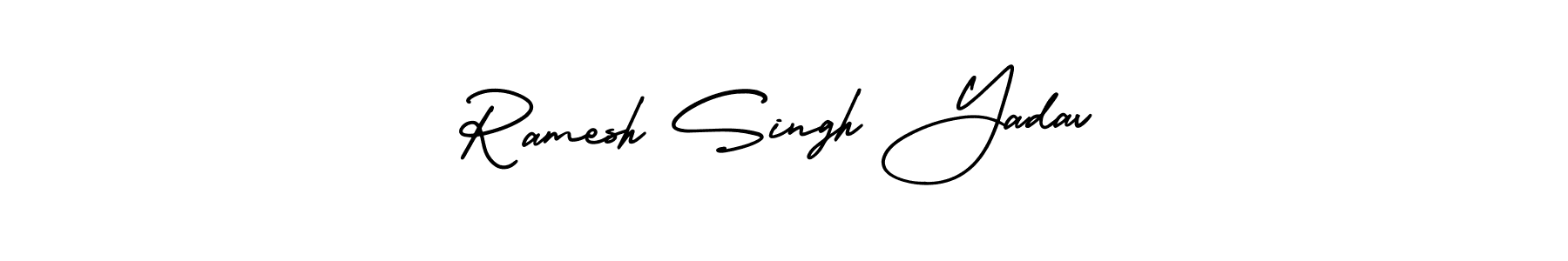 Ramesh Singh Yadav stylish signature style. Best Handwritten Sign (AmerikaSignatureDemo-Regular) for my name. Handwritten Signature Collection Ideas for my name Ramesh Singh Yadav. Ramesh Singh Yadav signature style 3 images and pictures png