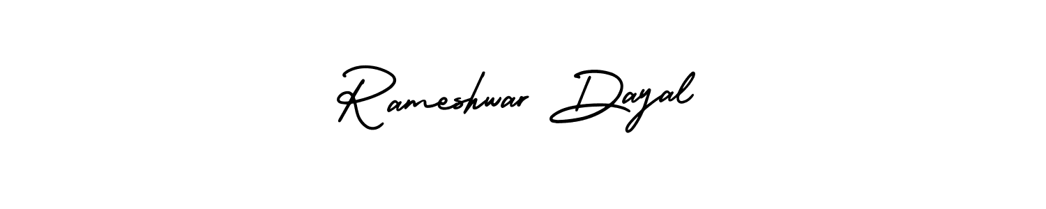 How to make Rameshwar Dayal signature? AmerikaSignatureDemo-Regular is a professional autograph style. Create handwritten signature for Rameshwar Dayal name. Rameshwar Dayal signature style 3 images and pictures png