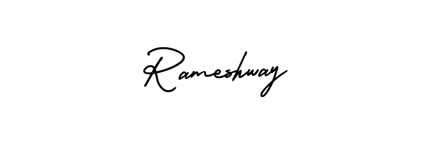 Make a beautiful signature design for name Rameshway. Use this online signature maker to create a handwritten signature for free. Rameshway signature style 3 images and pictures png