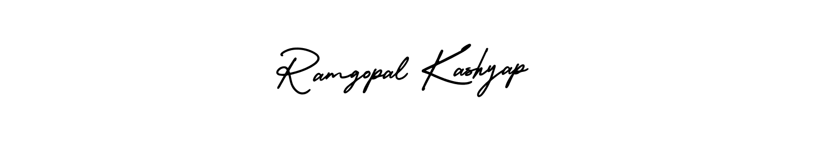 Create a beautiful signature design for name Ramgopal Kashyap. With this signature (AmerikaSignatureDemo-Regular) fonts, you can make a handwritten signature for free. Ramgopal Kashyap signature style 3 images and pictures png