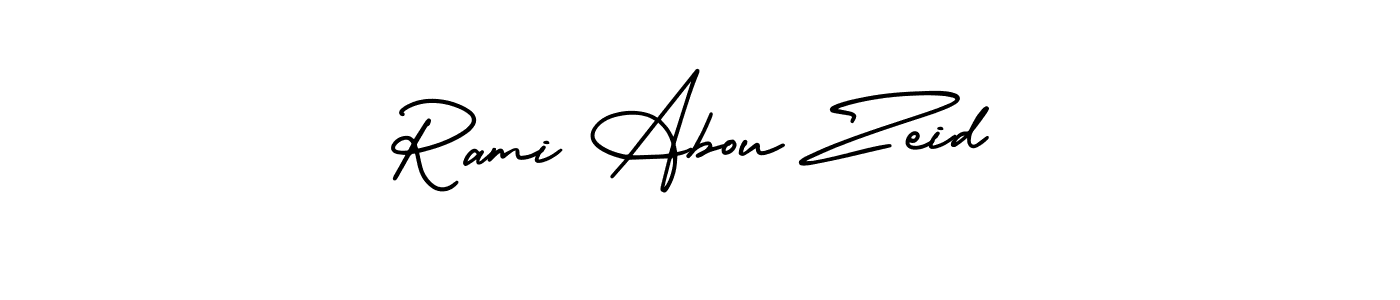 Best and Professional Signature Style for Rami Abou Zeid. AmerikaSignatureDemo-Regular Best Signature Style Collection. Rami Abou Zeid signature style 3 images and pictures png