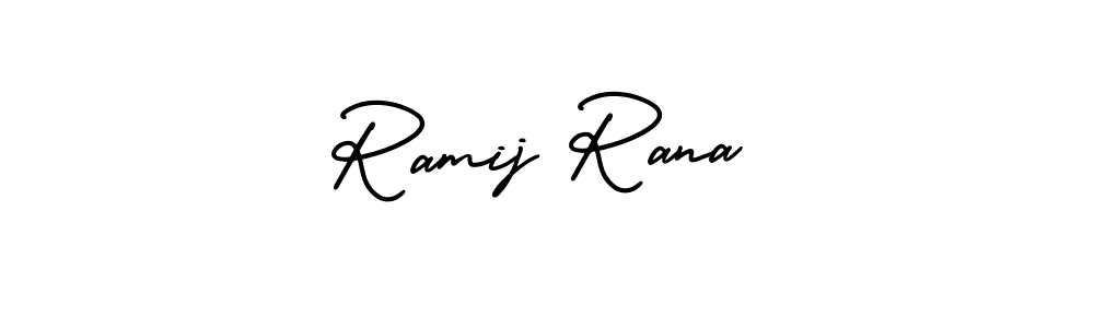 How to Draw Ramij Rana signature style? AmerikaSignatureDemo-Regular is a latest design signature styles for name Ramij Rana. Ramij Rana signature style 3 images and pictures png