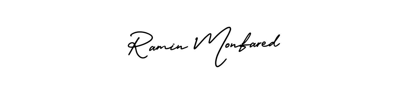 You can use this online signature creator to create a handwritten signature for the name Ramin Monfared. This is the best online autograph maker. Ramin Monfared signature style 3 images and pictures png