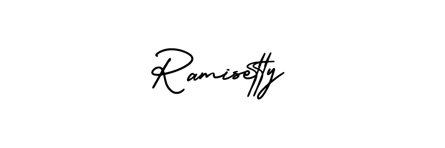 Also You can easily find your signature by using the search form. We will create Ramisetty name handwritten signature images for you free of cost using AmerikaSignatureDemo-Regular sign style. Ramisetty signature style 3 images and pictures png