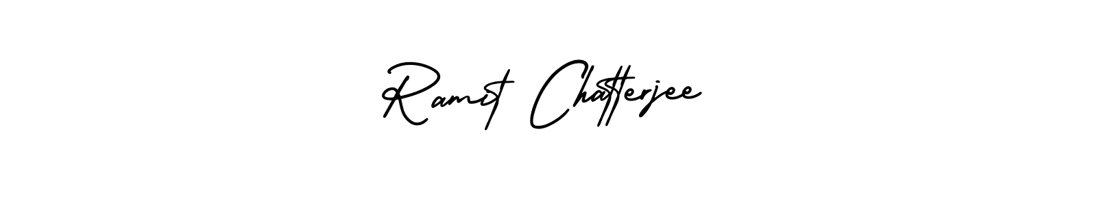 How to Draw Ramit Chatterjee signature style? AmerikaSignatureDemo-Regular is a latest design signature styles for name Ramit Chatterjee. Ramit Chatterjee signature style 3 images and pictures png