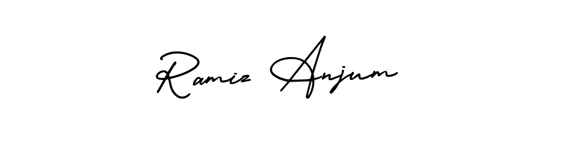 You can use this online signature creator to create a handwritten signature for the name Ramiz Anjum. This is the best online autograph maker. Ramiz Anjum signature style 3 images and pictures png