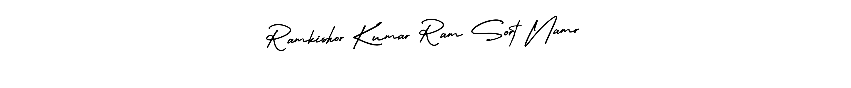 Also You can easily find your signature by using the search form. We will create Ramkishor Kumar Ram Sort Namr name handwritten signature images for you free of cost using AmerikaSignatureDemo-Regular sign style. Ramkishor Kumar Ram Sort Namr signature style 3 images and pictures png