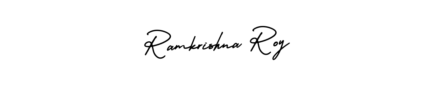 Ramkrishna Roy stylish signature style. Best Handwritten Sign (AmerikaSignatureDemo-Regular) for my name. Handwritten Signature Collection Ideas for my name Ramkrishna Roy. Ramkrishna Roy signature style 3 images and pictures png