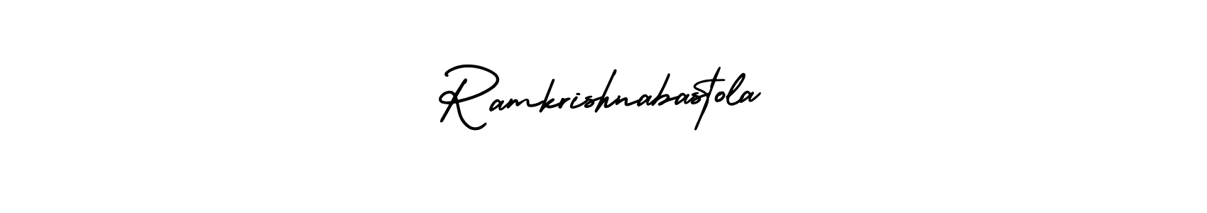 Make a short Ramkrishnabastola signature style. Manage your documents anywhere anytime using AmerikaSignatureDemo-Regular. Create and add eSignatures, submit forms, share and send files easily. Ramkrishnabastola signature style 3 images and pictures png