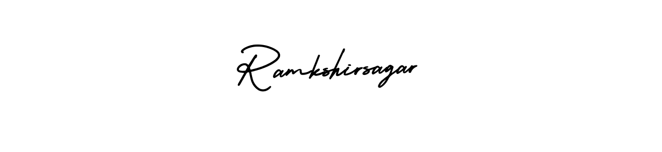 AmerikaSignatureDemo-Regular is a professional signature style that is perfect for those who want to add a touch of class to their signature. It is also a great choice for those who want to make their signature more unique. Get Ramkshirsagar name to fancy signature for free. Ramkshirsagar signature style 3 images and pictures png