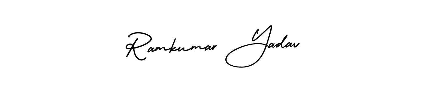 How to Draw Ramkumar Yadav signature style? AmerikaSignatureDemo-Regular is a latest design signature styles for name Ramkumar Yadav. Ramkumar Yadav signature style 3 images and pictures png