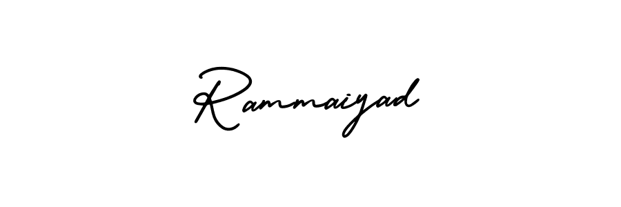 Use a signature maker to create a handwritten signature online. With this signature software, you can design (AmerikaSignatureDemo-Regular) your own signature for name Rammaiyad. Rammaiyad signature style 3 images and pictures png