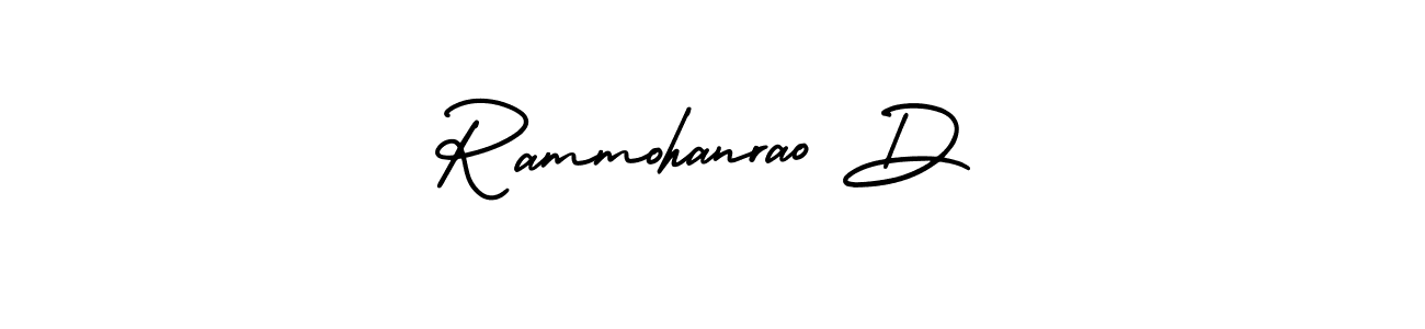 Create a beautiful signature design for name Rammohanrao D. With this signature (AmerikaSignatureDemo-Regular) fonts, you can make a handwritten signature for free. Rammohanrao D signature style 3 images and pictures png