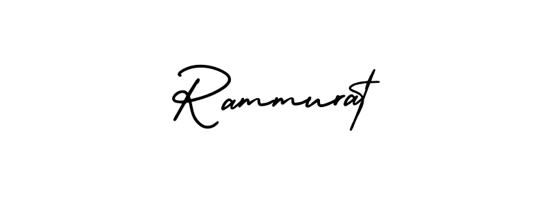 Design your own signature with our free online signature maker. With this signature software, you can create a handwritten (AmerikaSignatureDemo-Regular) signature for name Rammurat. Rammurat signature style 3 images and pictures png