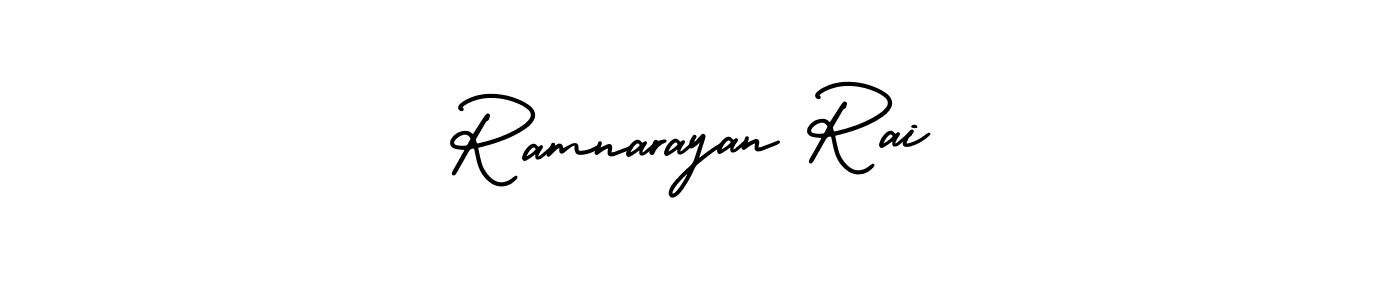 Make a beautiful signature design for name Ramnarayan Rai. With this signature (AmerikaSignatureDemo-Regular) style, you can create a handwritten signature for free. Ramnarayan Rai signature style 3 images and pictures png