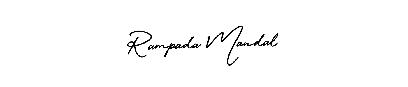 How to Draw Rampada Mandal signature style? AmerikaSignatureDemo-Regular is a latest design signature styles for name Rampada Mandal. Rampada Mandal signature style 3 images and pictures png