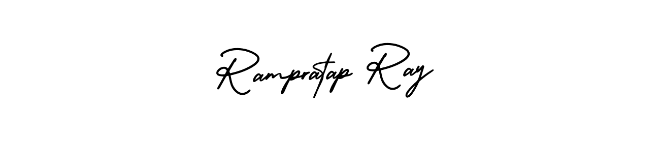Use a signature maker to create a handwritten signature online. With this signature software, you can design (AmerikaSignatureDemo-Regular) your own signature for name Rampratap Ray. Rampratap Ray signature style 3 images and pictures png