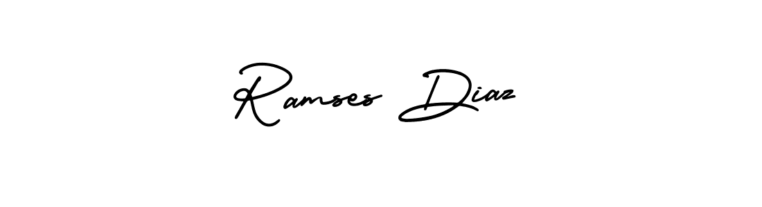 Similarly AmerikaSignatureDemo-Regular is the best handwritten signature design. Signature creator online .You can use it as an online autograph creator for name Ramses Diaz. Ramses Diaz signature style 3 images and pictures png