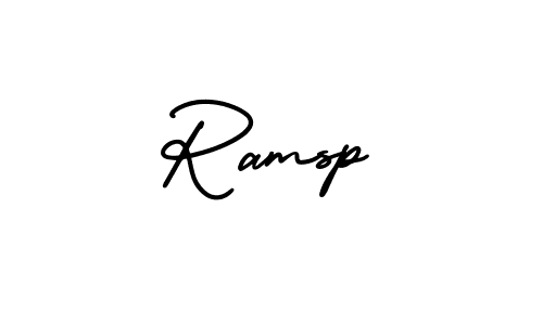 Make a beautiful signature design for name Ramsp. With this signature (AmerikaSignatureDemo-Regular) style, you can create a handwritten signature for free. Ramsp signature style 3 images and pictures png