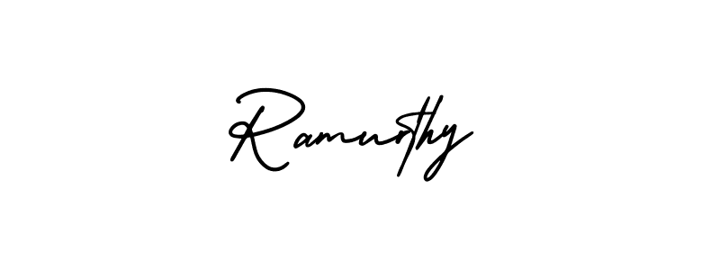 Create a beautiful signature design for name Ramurthy. With this signature (AmerikaSignatureDemo-Regular) fonts, you can make a handwritten signature for free. Ramurthy signature style 3 images and pictures png