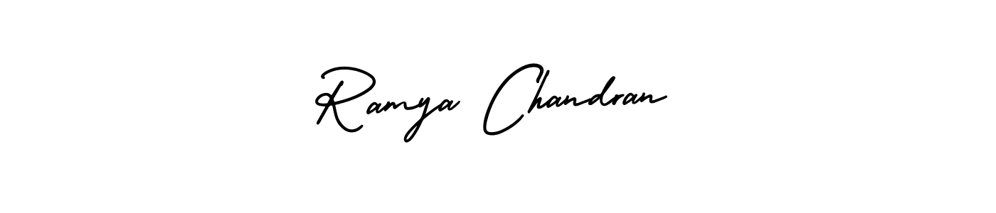 You can use this online signature creator to create a handwritten signature for the name Ramya Chandran. This is the best online autograph maker. Ramya Chandran signature style 3 images and pictures png